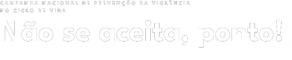 Não se aceita, ponto!